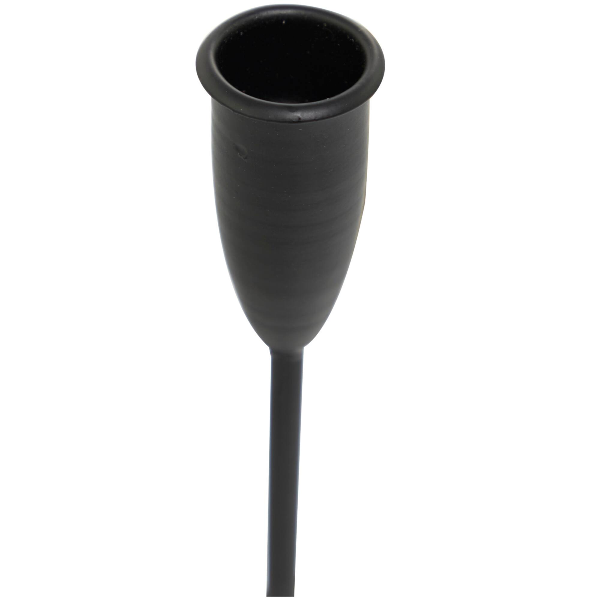 CosmoLiving by Cosmopolitan Black Metal Tapered Candelabra